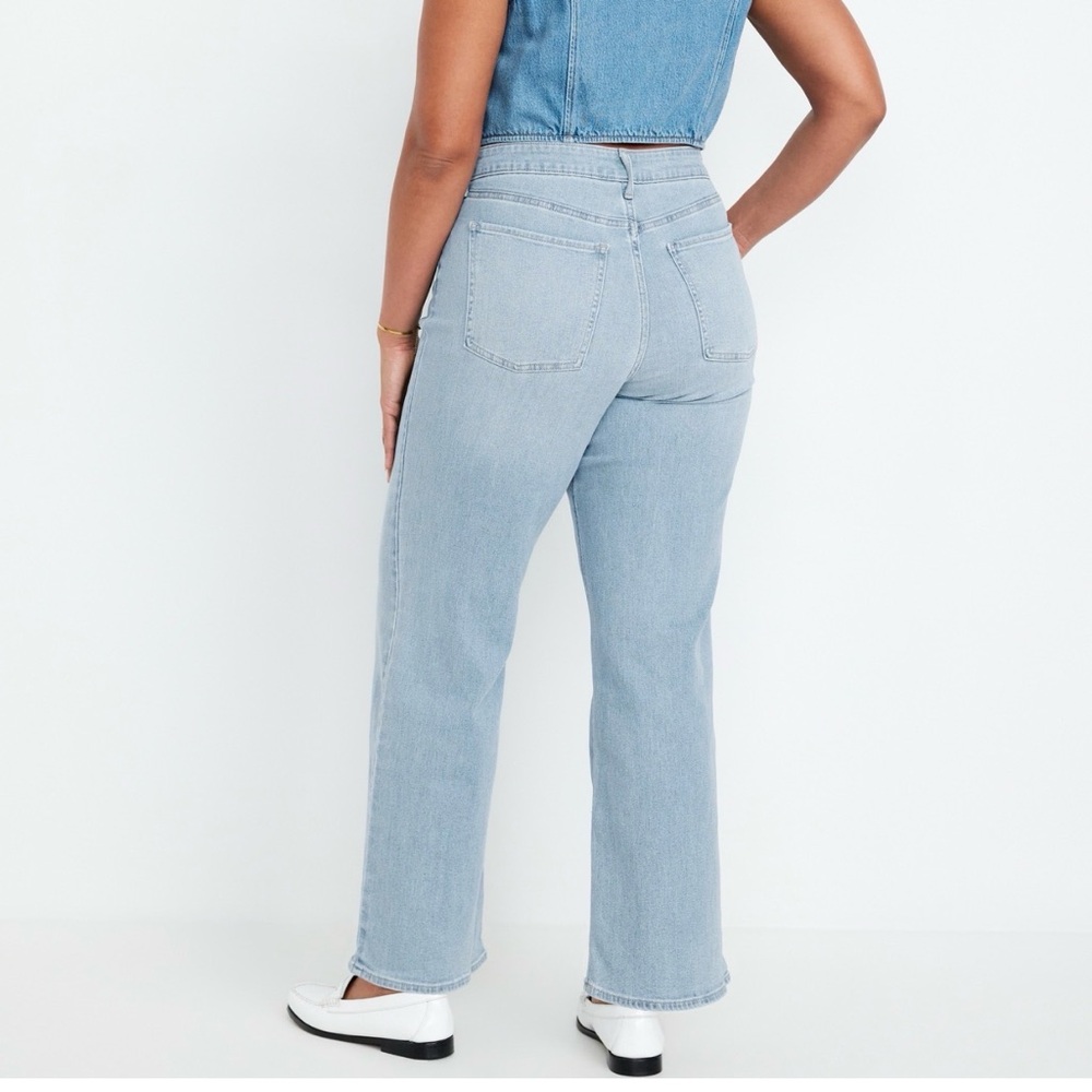 Old West Women's Light Blue Straight Leg Jeans